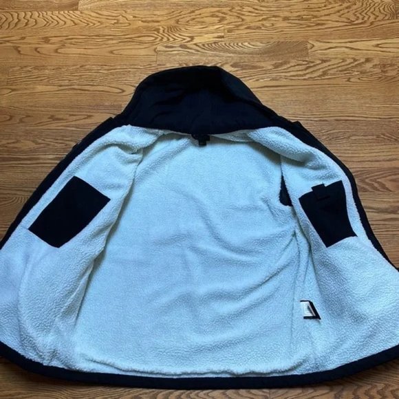 Dakota Heavy Duty Layered Denim Style Hooded Jacket Black Size: XL - Picture 3 of 6